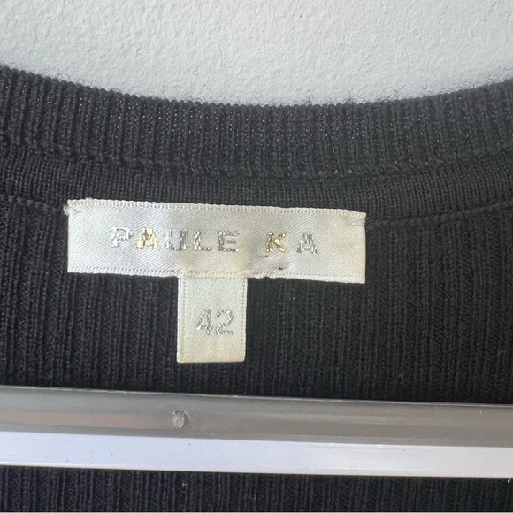 Paule Ka Mixed Media Wool Tweed Knee Length Dress - Picture 6 of 10